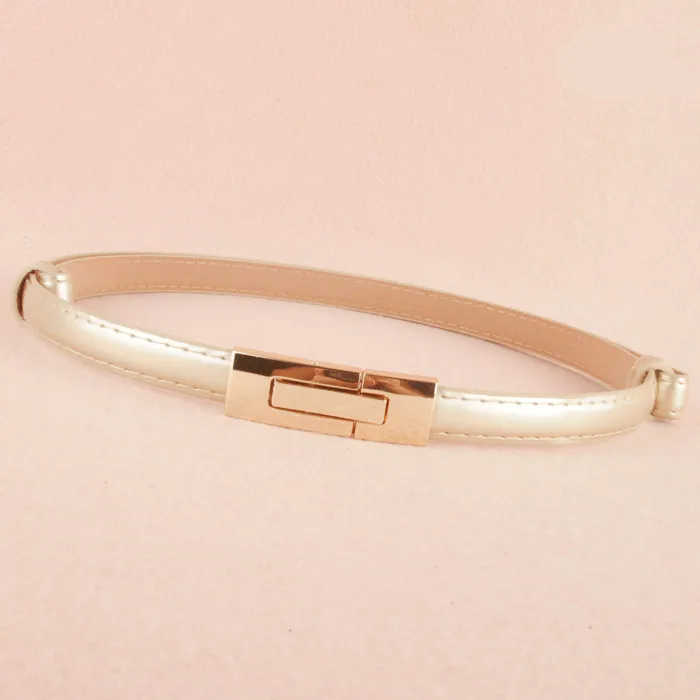 style 3 gold Горячее предложение, новые черные ремни из лакированной кожи, женские тонкие ремни для девочек, украшенные красными рыбками, золотыми пряжками, белые ремни для женщин - Цвет: style 3 gold