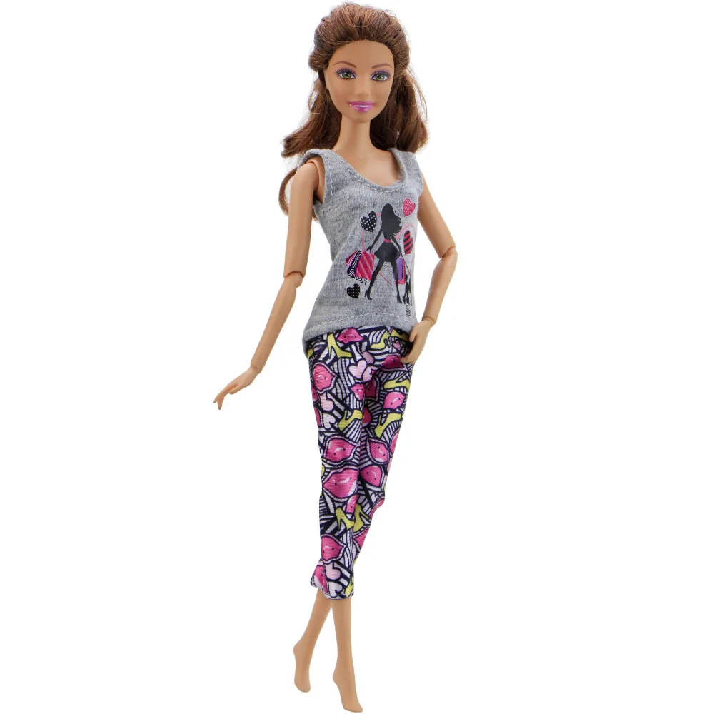 Модный наряд обычная повседневная одежда жилет ручной работы футболка штаны с