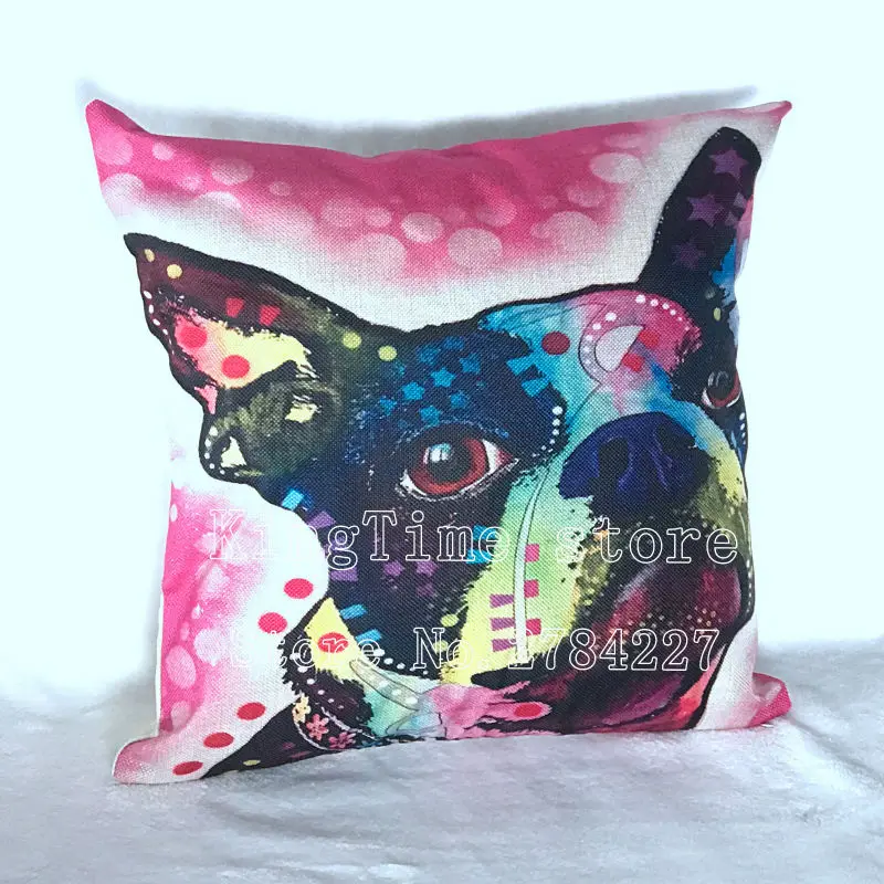 Льняная немецкая овчарка Хаски Лабрадор наволочка для подушки милая собака