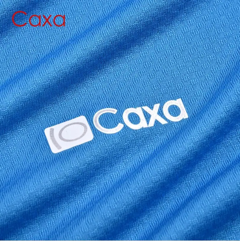 Мужская уличная спортивная рубашка Caxa с коротким рукавом и круглым вырезом