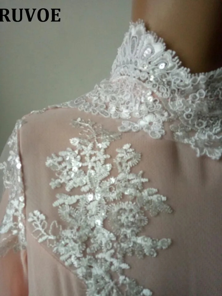 2018 Новинка облегающее элегантное платье с блестящим кружевом высокой горловиной