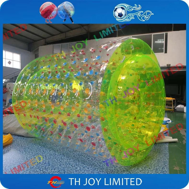 2 4 м надувной ролик для газона аквапарк надувная прогулка на воде водный прогулок