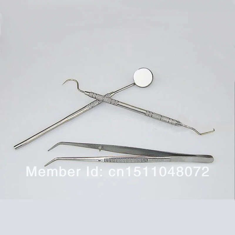 3 шт./1 набор стоматологических инструментов из нержавеющей стали Набор