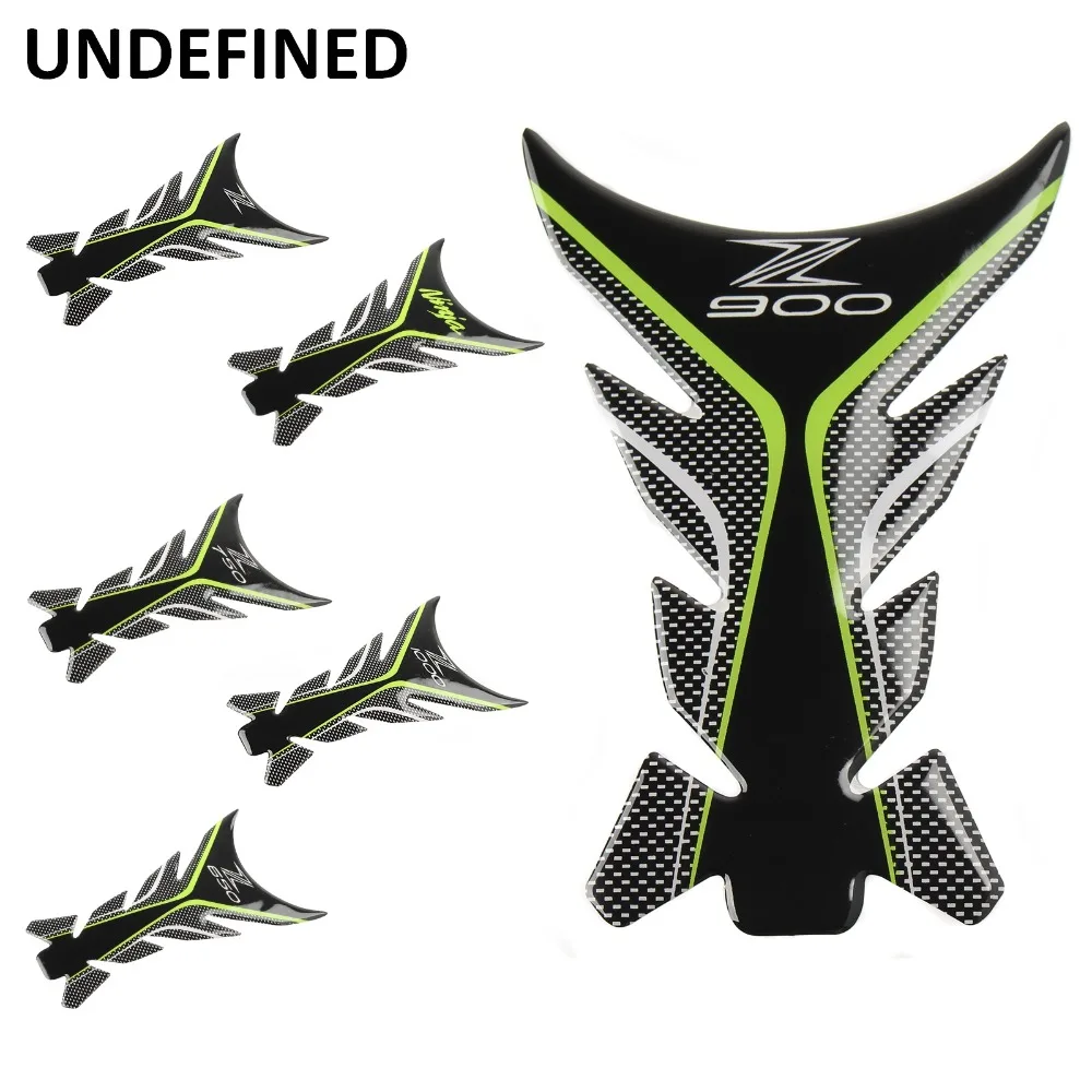 3D защитная накладка на бак мотоцикла Наклейка рыбья кость наклейка для Kawasaki Ninja Z650 Z750 Z900 Z1000 Z Pegatinas Moto неопределенная