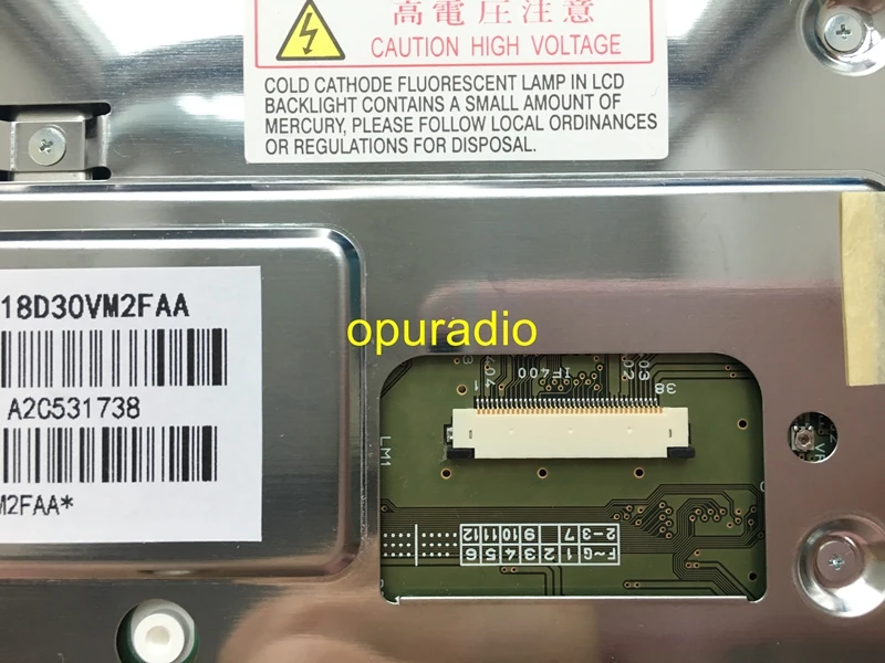 7 дюймовый ЖК дисплей TX18D30VM2FAA экран для Citroena C5 RT4 автомагнитола DVD GPS навигация