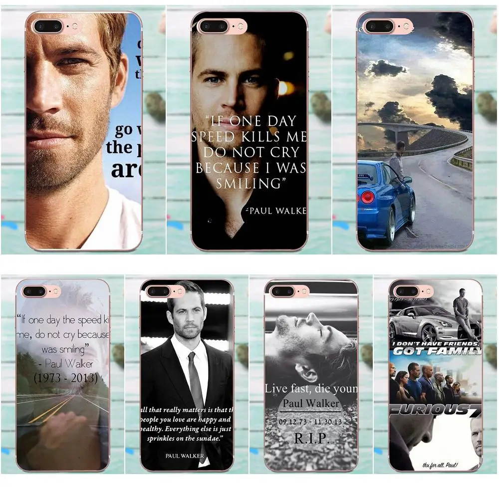 Мягкие оригинальные цитаты Paul Walker для Huawei Honor 4C 5A 5C 5X 6 6A 6X 7 7A 7C 7X 8 8C 8S 9 10 10i 20 20i Lite Pro |