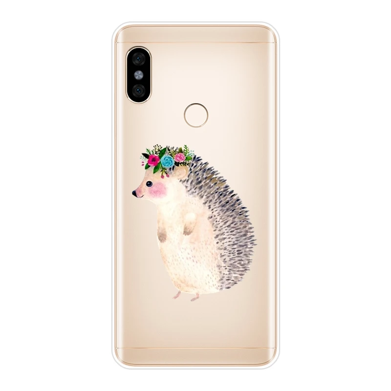 Мягкий силиконовый чехол для телефона Pocophone F1 Xiaomi Redmi Note 4 4X 5 5A 6 Pro Prime ежик S2 6A Plus