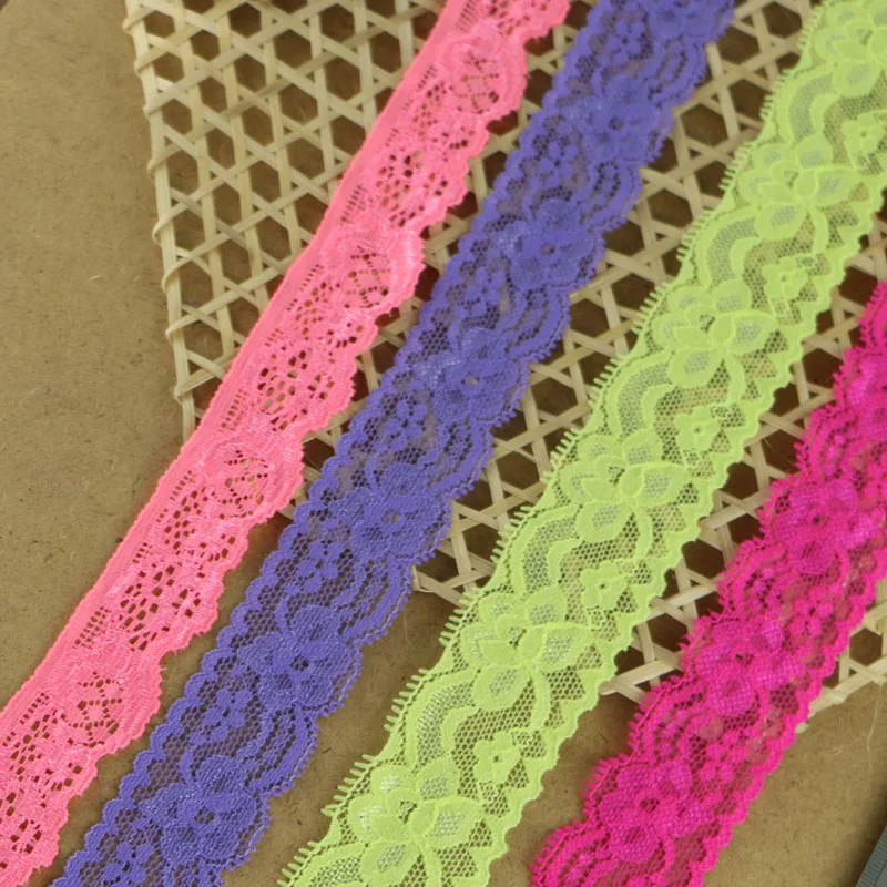 Декоративные свадебные аксессуары для одежды эластичные кружевные 9 цветов