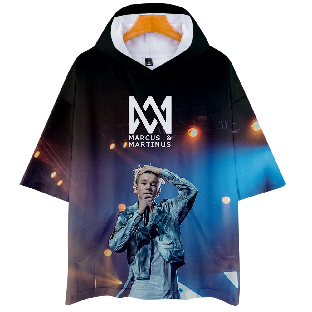 Marcus & Martinus 3D печатных с капюшоном и изображением героев мультфильмов для