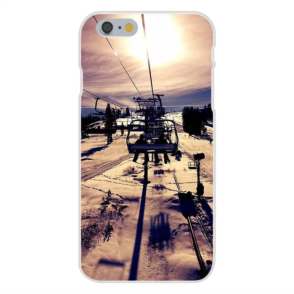 Для Apple iPhone 4 4S 5 5C 5S SE 6 6 S 7 8 Plus X XS Max XR мягкий чехол для мобильного телефона Сноубординг - Цвет: as picture