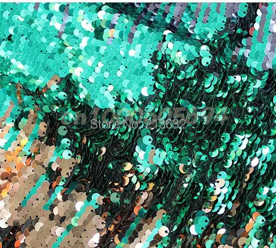 PQYY47 Sequins embroidery water-soluble lace fabric cloth high-end color gradient encryption wedding dress material tecido tela | Дом и сад