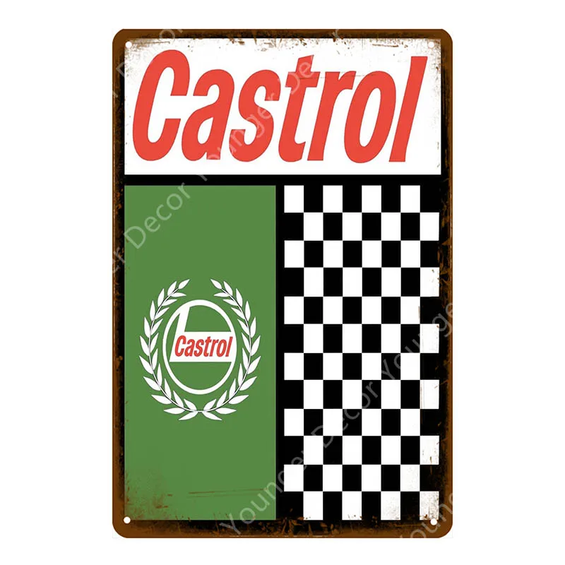 Wakefield Castrol Motor Oil металлические жестяные знаки настенный плакат винтажный