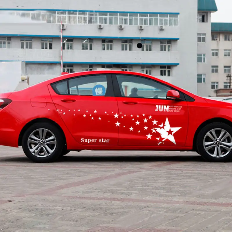 Новинка 1 набор универсальные автомобильные наклейки и со звездами Звездные