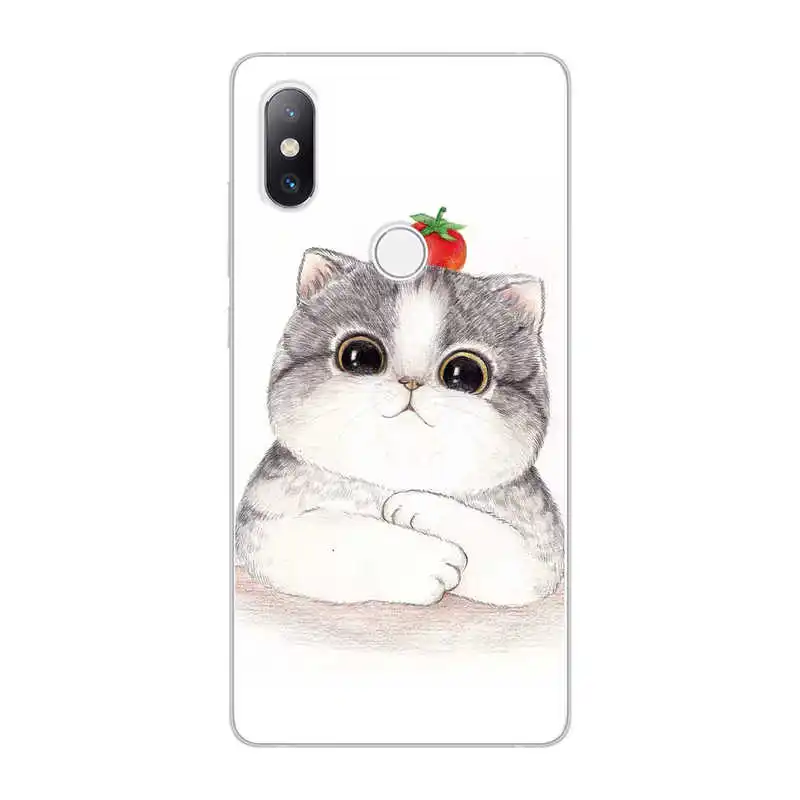 Case For Xiaomi Mi Mix 2S 2 S 5.99&quot Cover Printing Drawing Patterned Mix2S Phone Protector Back Fundas | Мобильные телефоны и