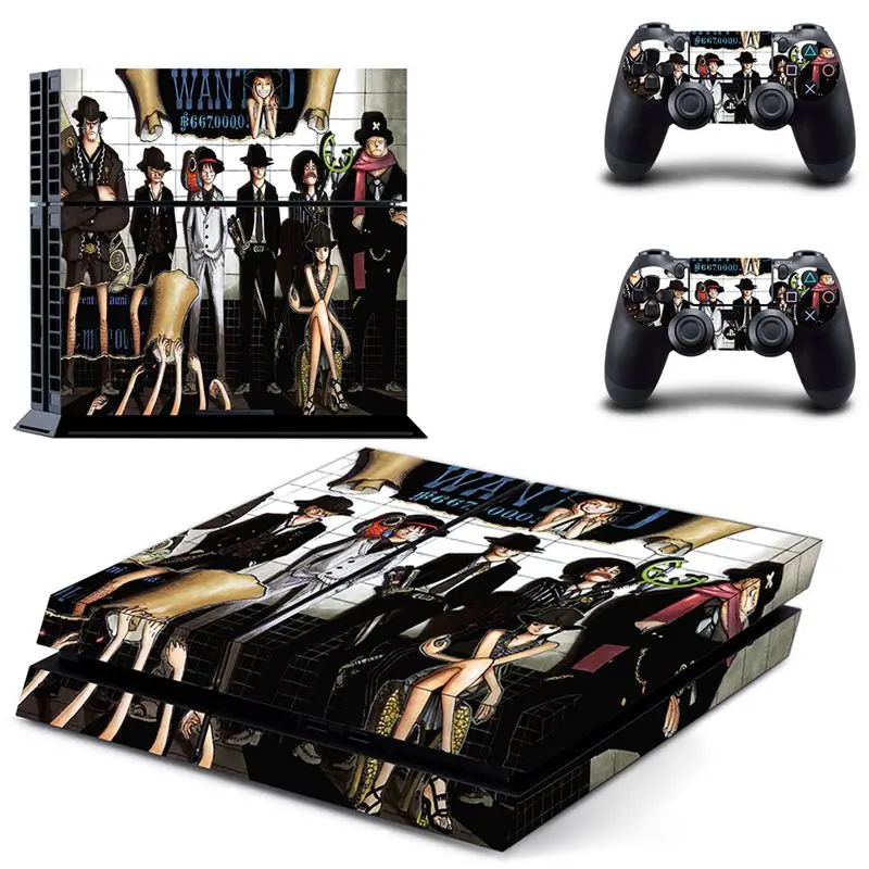 HOMEREALLY наклейка s аниме одна деталь виниловая Обложка Наклейка PS4 Кожа Наклейка для sony Play Station 4 консоль и контроллер кожи PS4 - Цвет: PS4 console skin