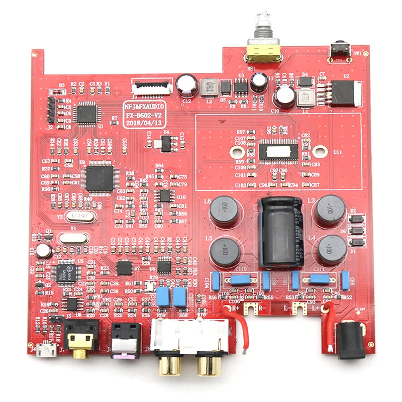 FX D502 дистанционного Управление USB/оптический/коаксиальный кабель Вход Hi Fi 2 1