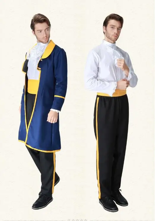 

Mens Royal Prince Charming Beauty and The Beast Adult Cosplay Costume The Beast Outfit Halloween