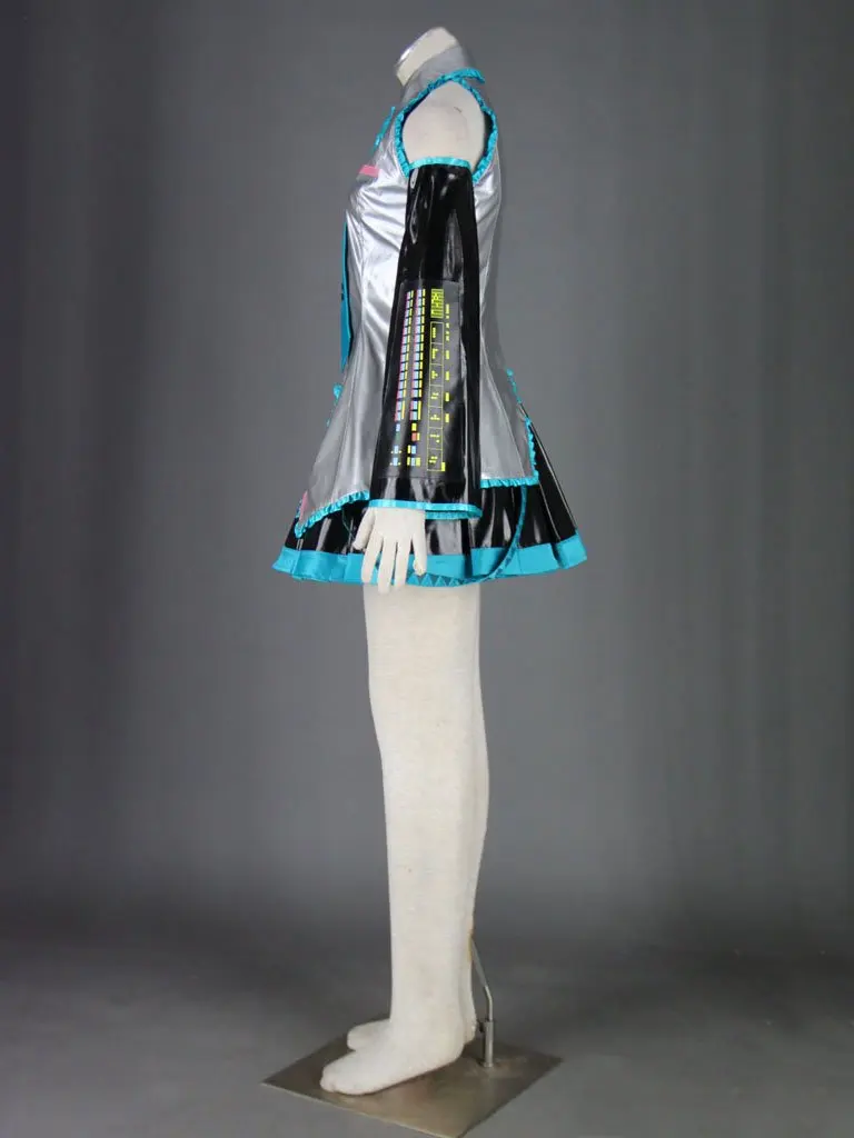 Vocaloid Chogokin Хацунэ Мику Косплэй Хеллоуин костюм