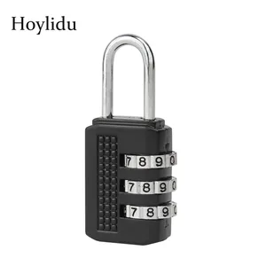 Кодовый замок для чемодана с паролем, тройная цифра, сплав цинка, Противоугонная защита, мини багажные кодовые замки, аксессуары для чемодана