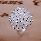 Красивые милые дизайнерские серебряные кольца для женщин, модные ювелирные украшения для вечеринок, милые праздничные подарки, бесплатная доставка, R001