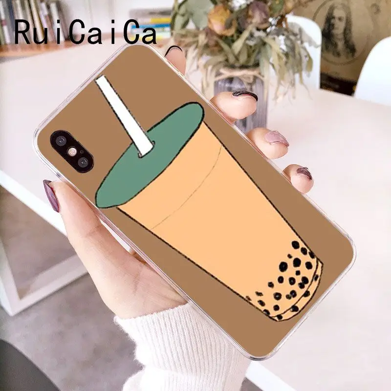 Чехол для телефона RuiCaiCa мягкий силиконовый чехол iPhone 8 7 6 6S Plus X XS MAX 5 5S SE XR