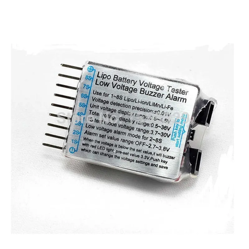 Тестер напряжения батареи Lipo/li ion/Fe 3 7 30 в 1|low voltage buzzer alarm|buzzer alarmlow |