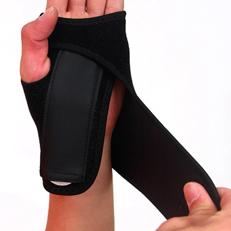 

1 Piece Left Hand Outdoor Sports Steel Plate Wrist Palm Support Fixed Protection Outdoor Sports Support