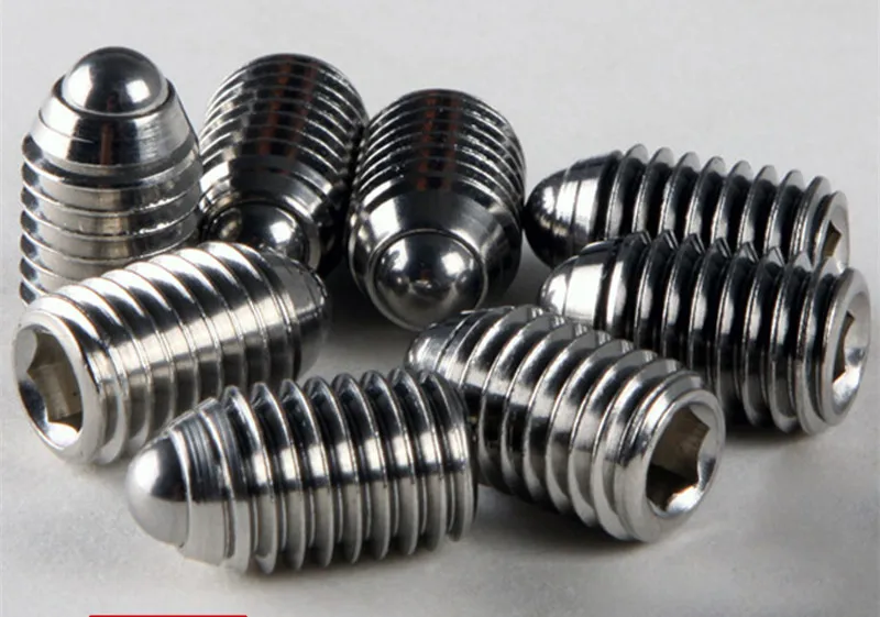 2 шт. винты с внутренней резьбой и шариковой головкой из нержавеющей стали марки