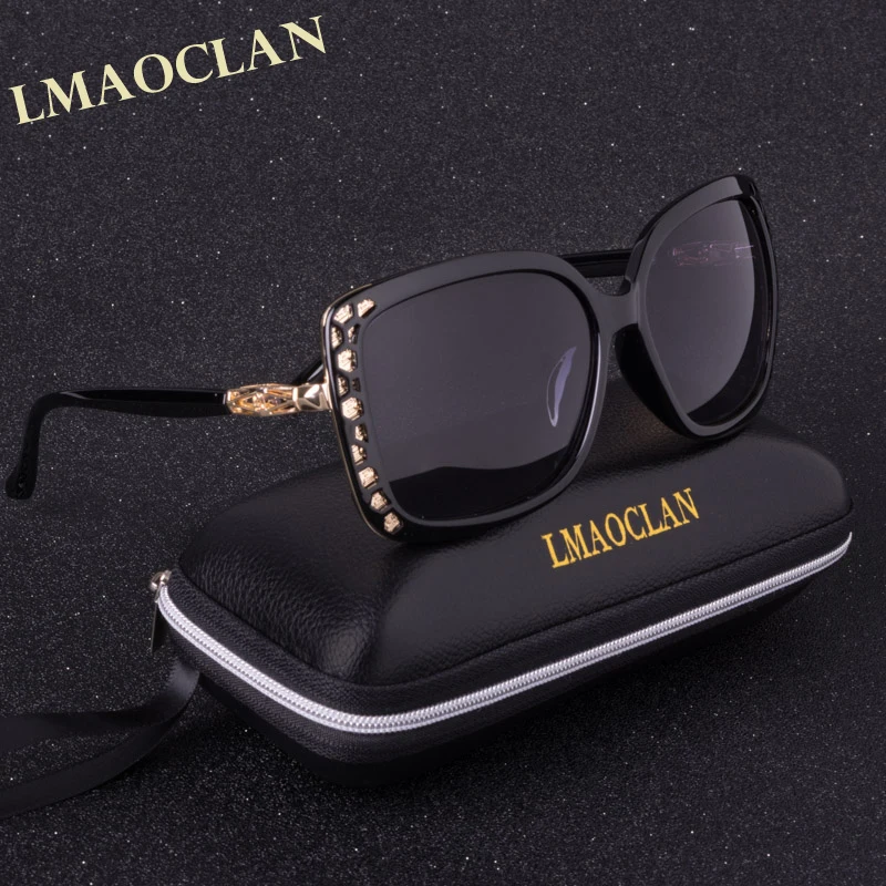 LMAOCLAN поляризационные солнцезащитные очки для женщин женские градиентные