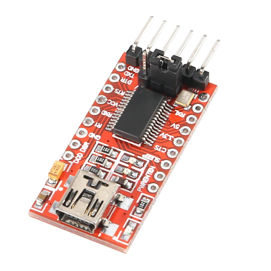 Последовательный модуль адаптера FT232RL FTDI USB 3 В 5 в TTL для мини-порта Arduino хорошего