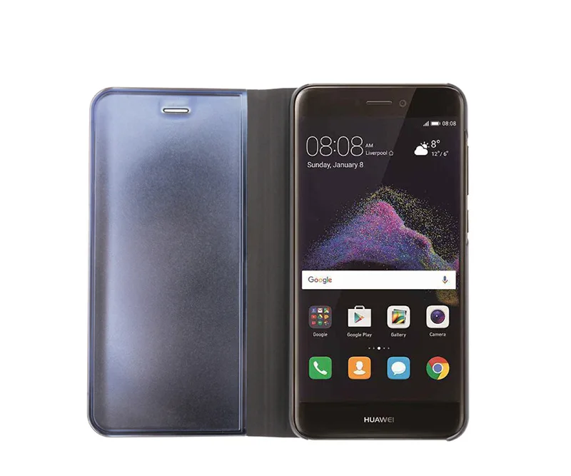 Смарт-зеркало Посмотреть чехол для huawei mate 8 clear View mate8 смартфон | Мобильные