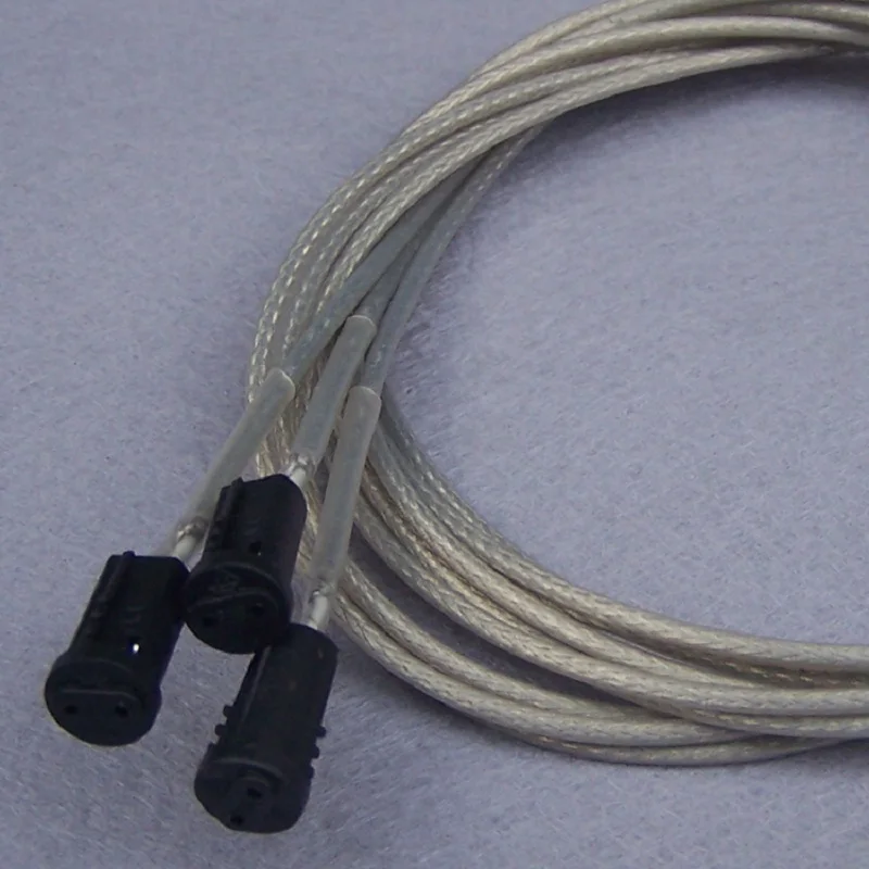 10 шт./лот G4 пластиковая розетка разъем для патрона с 0.3mm2(22AWG) плетеный fep кабель для люстры кристалл галогеновая лампа