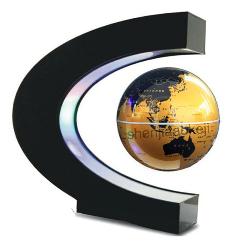 1pc School supplies Magnetic levitation globe Floating Globe World Map teaching resources home Office Desk Decoration | Компьютеры и