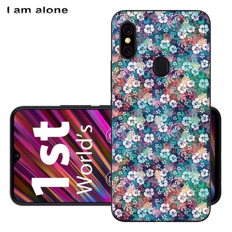 Solf TPU HH39 Чехлы для телефонов I am alone для Umidigi F1/F1 Play 6,3 дюймов черный мягкий ТПУ мобильный Модный чехол с принтом для Umidigi F1 сумки - Цвет: Solf TPU HH39