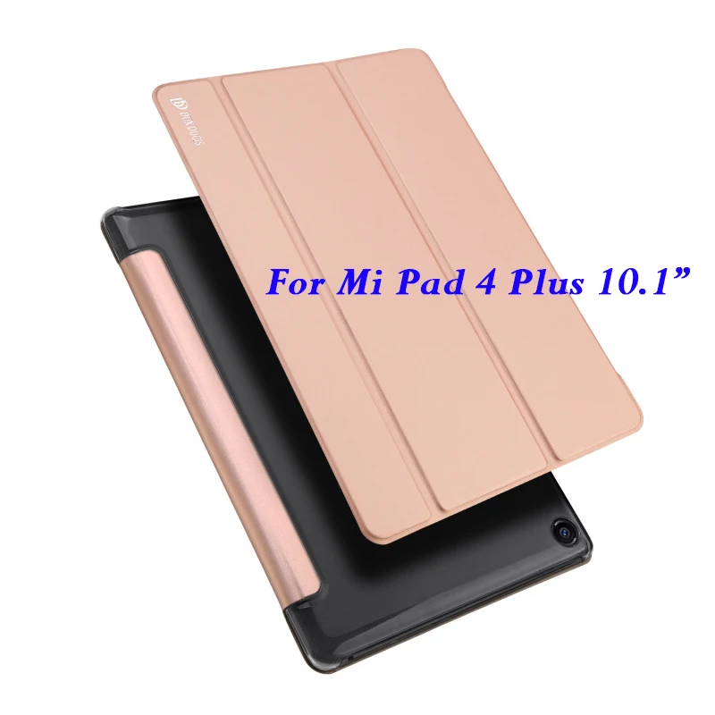 DUX DUCIS чехол для Xiaomi Mi Pad 4 Plus планшеты кожаный чехол Смарт флип-чехол для Xiaomi Mi Pad 4 Plus планшетный ПК чехол s - Цвет: Mi Pad 4 Plus Pink