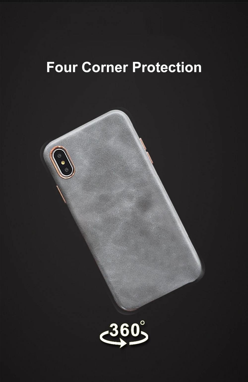 Eqvvol Роскошный кожаный чехол для iPhone 8, 7 Plus, 6, 6 s, однотонная цветная крышка для iPhone X, XS MAX, XR, мягкий чехол с краями, жесткий чехол из поликарбоната