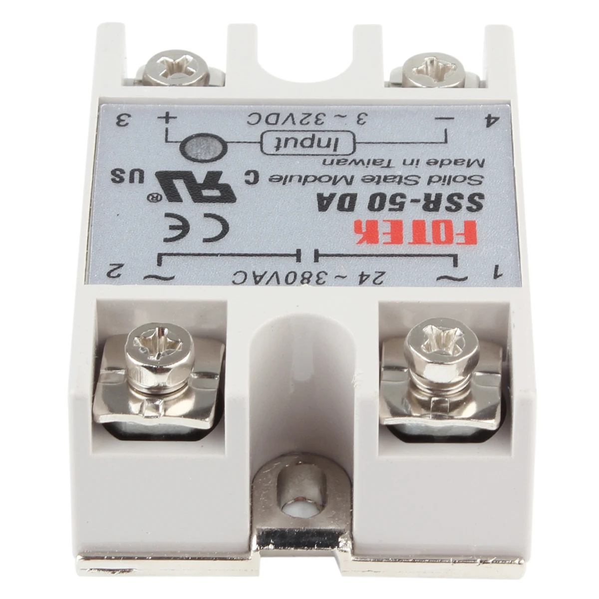 Твердотельный релейный модуль SSR-50DA 3-32VDC 50A/250В выход 24-380VAC | Обустройство дома
