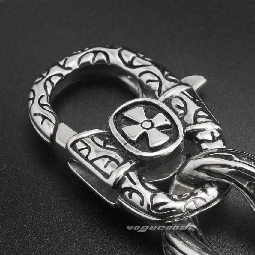 Уникальная Этническая татуировка Мужская Байкерская модель из нержавеющей