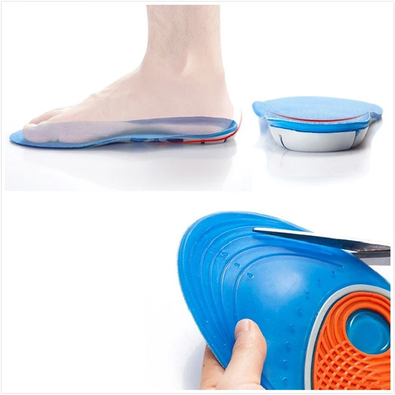 Bocan high quality gel insoles orthopedic for foot gel insoles foot care for plantar fasciitis heel spur running sport insoles