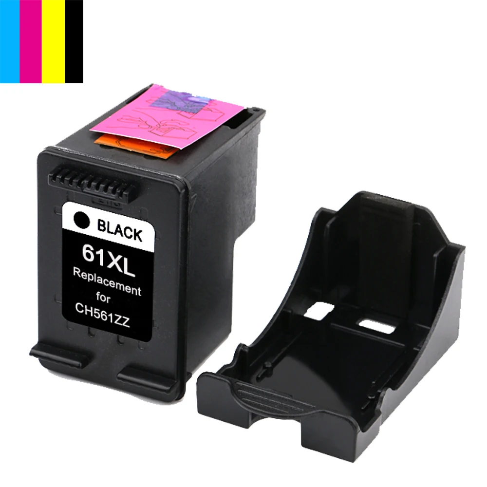 Hisaint для HP 61XL заменяемая Картридж BK и триколор Deskjet 1000 1050 1055 2000 2050 2512 3000 j110a j210a j310a|ink