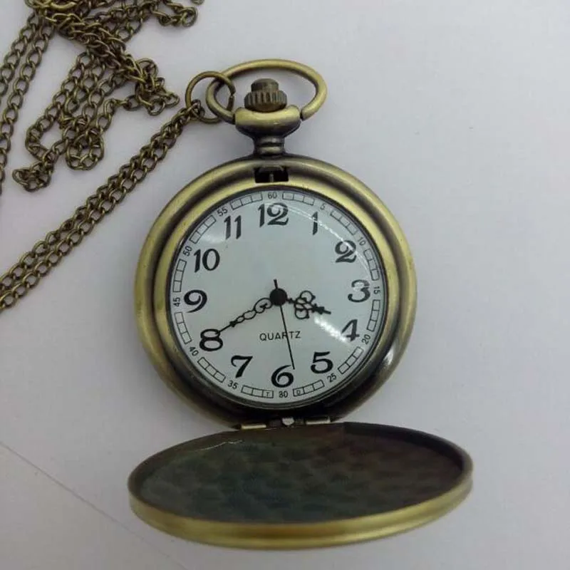 Гарри Поттер Ретро Карманные Часы Бронза Большой Ковбой Список карманные часы