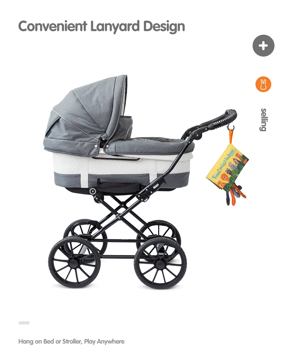 Tumama детские погремушки мобильные игрушки мягкие хвосты животных тканевая книга новорожденная коляска подвесная игрушка Детские Обучающие Игрушки для раннего развития