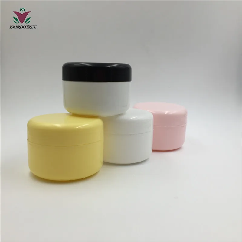 20PCS 100g Empty Cosmetic Facial Cream Containe Plastic Can