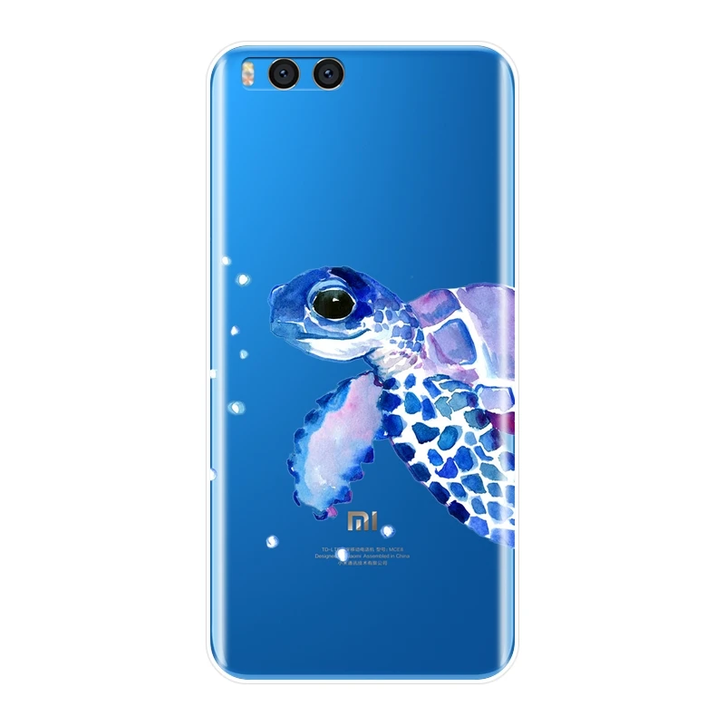 Чехол для телефона Xiaomi Mi Note Mix 1 2 2S 3 зеленый синий Черепаха Животное Мультфильм