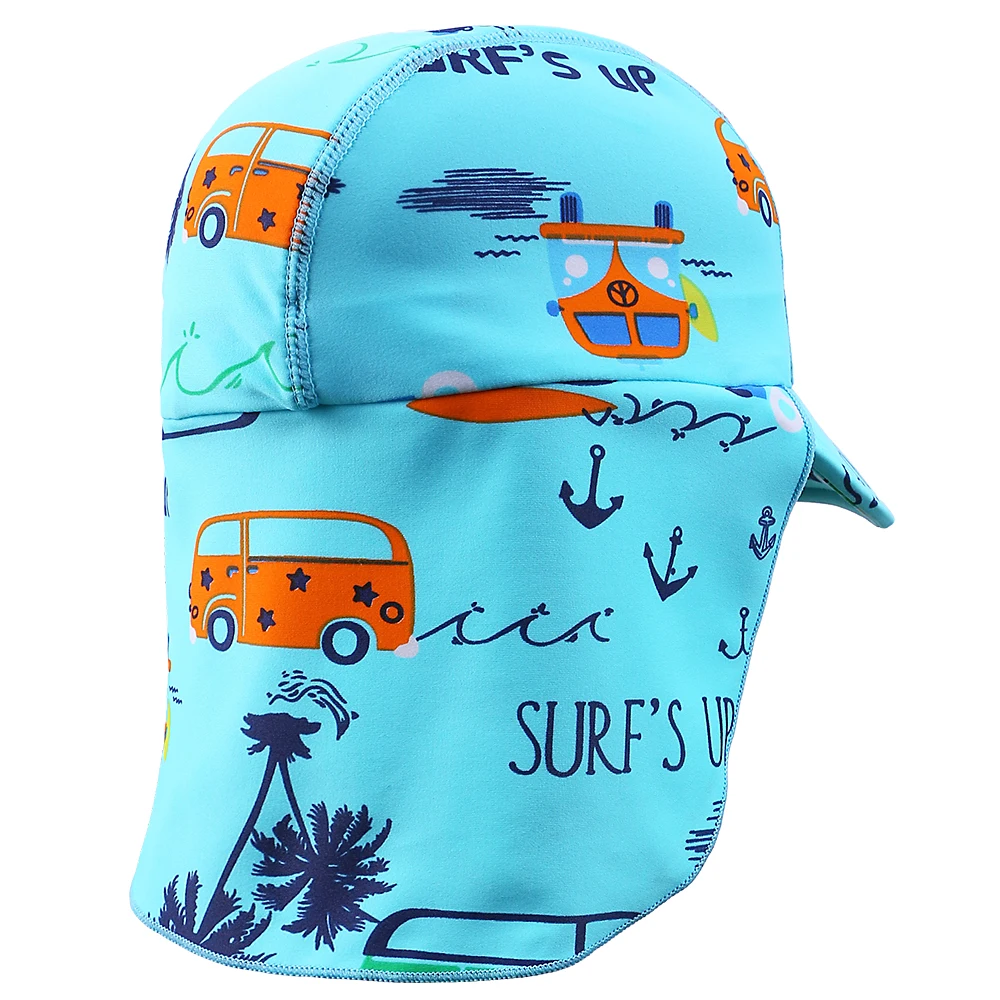 Новая мода с ярко-розовым рисунком лебедя, милые кепки для маленьких девочек, детский летний солнцезащитный козырек, пустая светящаяся детская Солнцезащитная шляпа для От 6 месяцев до 4 лет