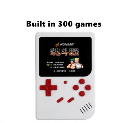 Новая видеоконсоль Handeld 8 бит ретро мини Ручной игровой плеер встроенные 300