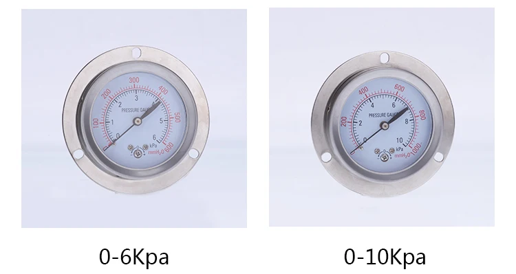 YE60ZT нержавеющая сталь осевой полосовой боковой пленочной коробке манометр кПа микро газовый счетчик YE-60ZT
