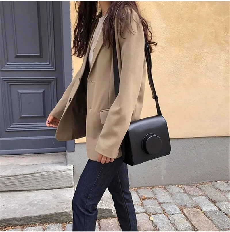 Повседневные женские Блейзер 2019 Сезон весна осень Эффектная куртка в Корейском