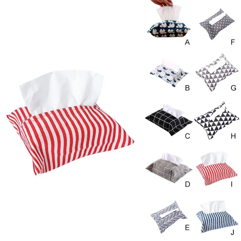 2019 портативная салфетка классический льняной держатель для салфеток с