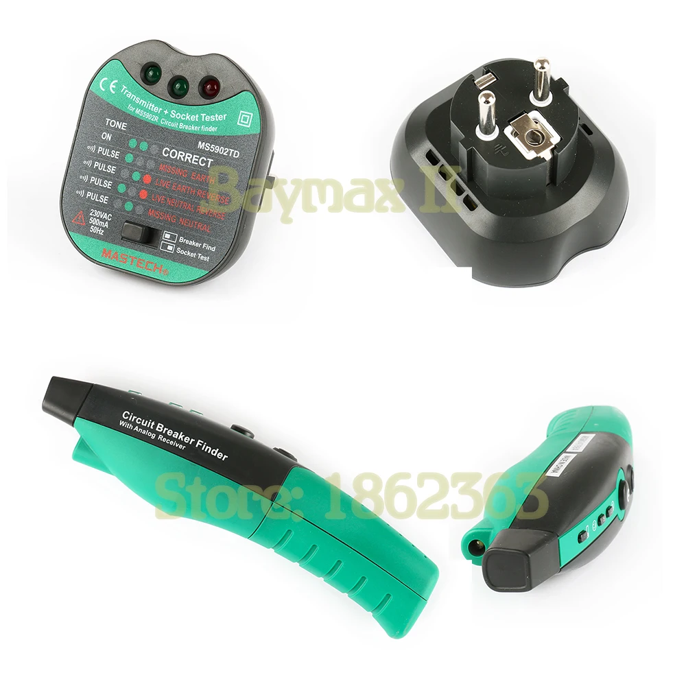 Mastech MS5902 автомат защиты сети Кабельный тестер Finder, IEC1010-1CATII 600V